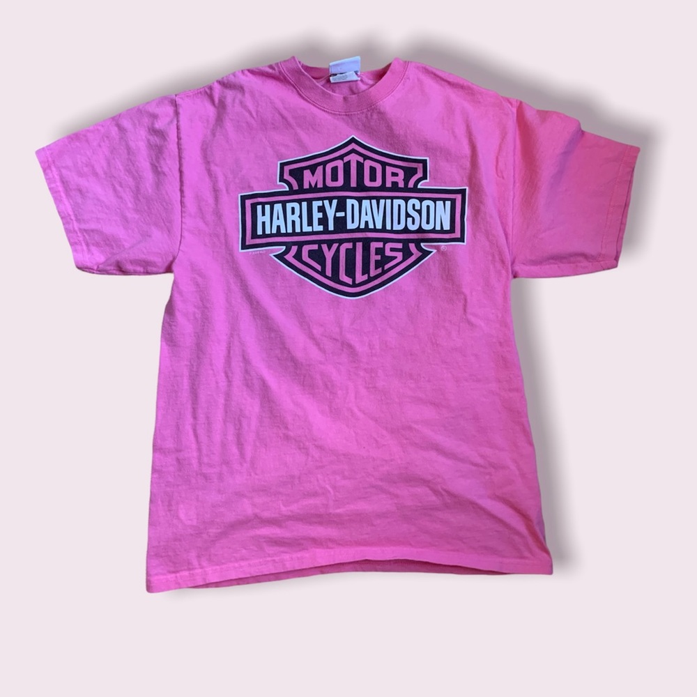 Harley-Davidson Pink Kids Short Sleeve Tee